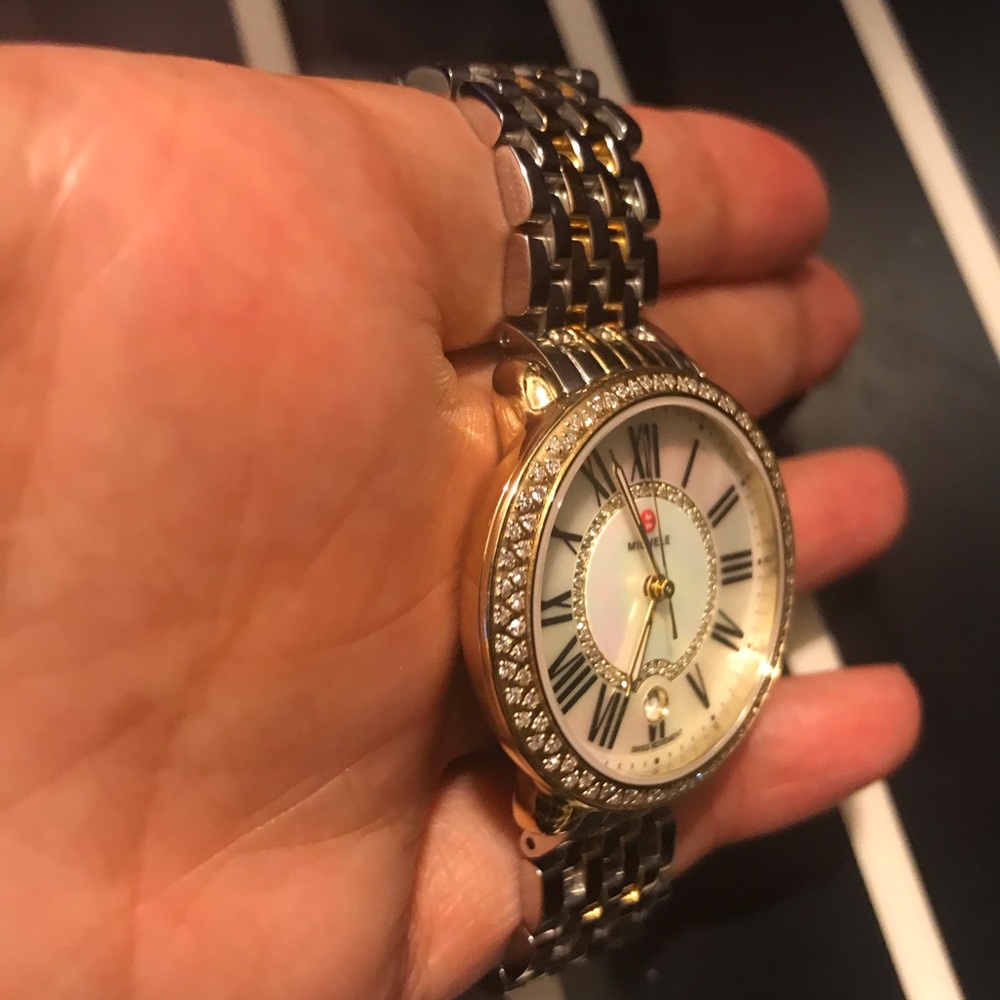 Serein Mid Two-Tone Diamond Watch - Picture 7 of 7